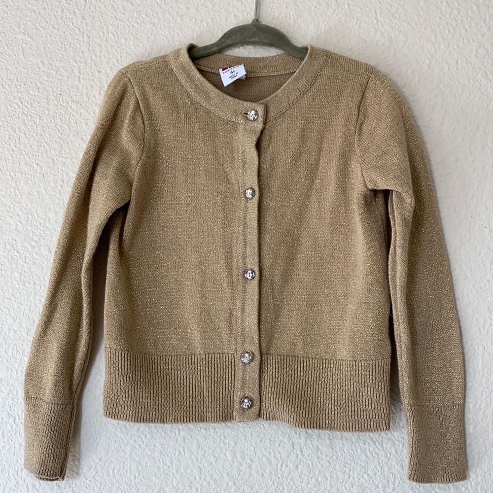 Gold Shimmery Cardigan 4T